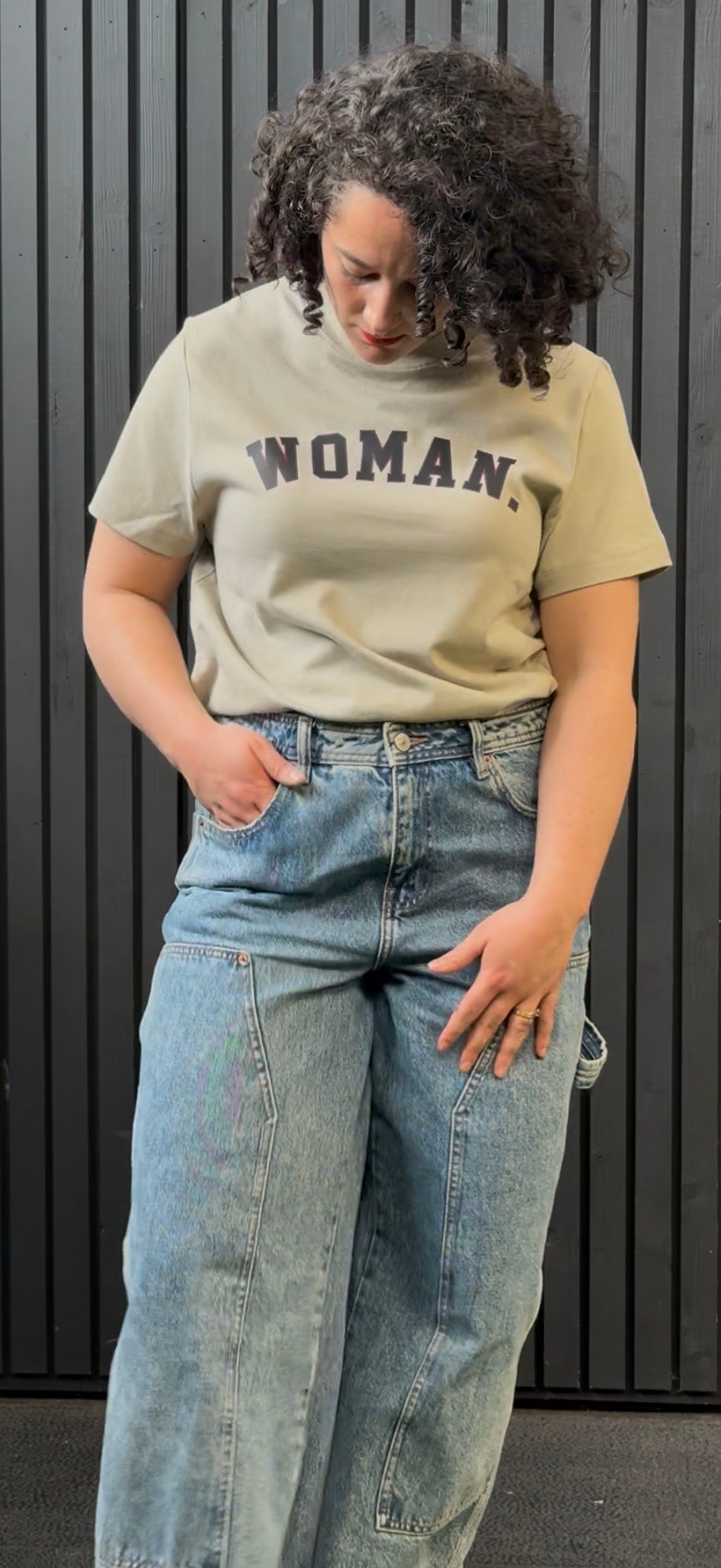 WOMAN. Oversized tee
