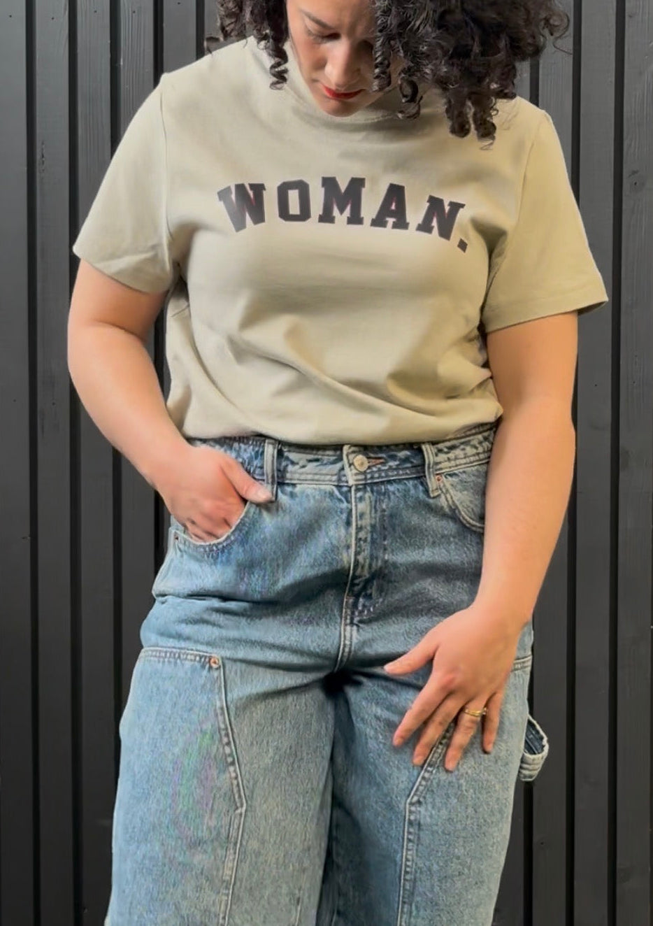 WOMAN. Oversized Tee