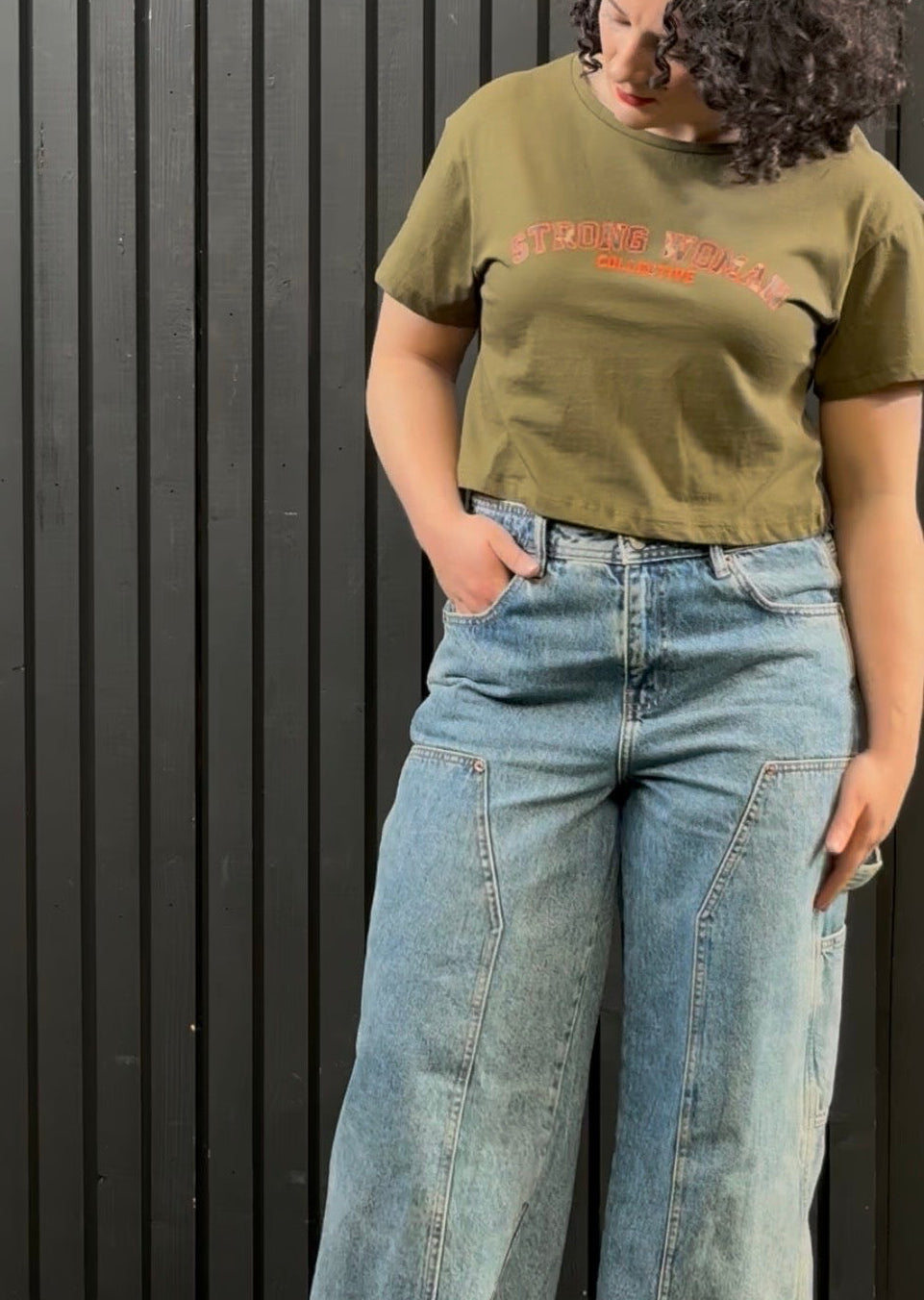 Army Cropped Tee — Limited Edition