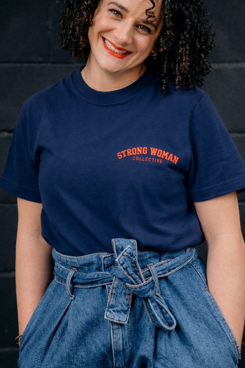 Navy classic T shirt