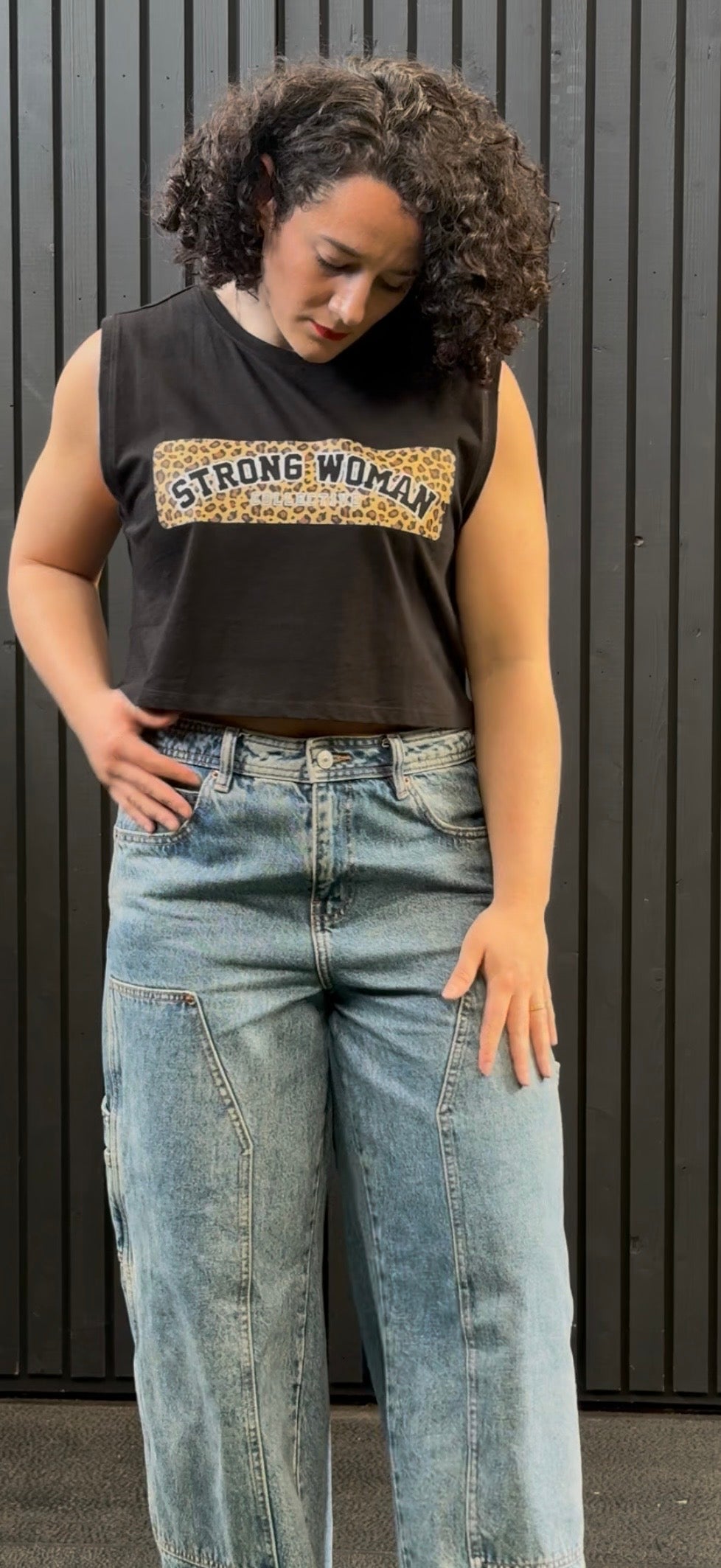 Limited Edition Cropped Sassy Leopard print vest