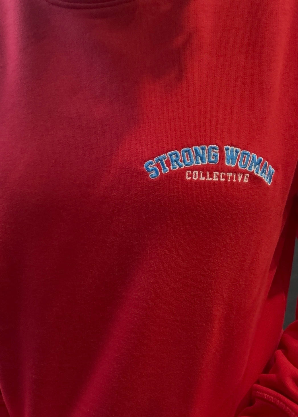 Red Light sweatshirt embroidery