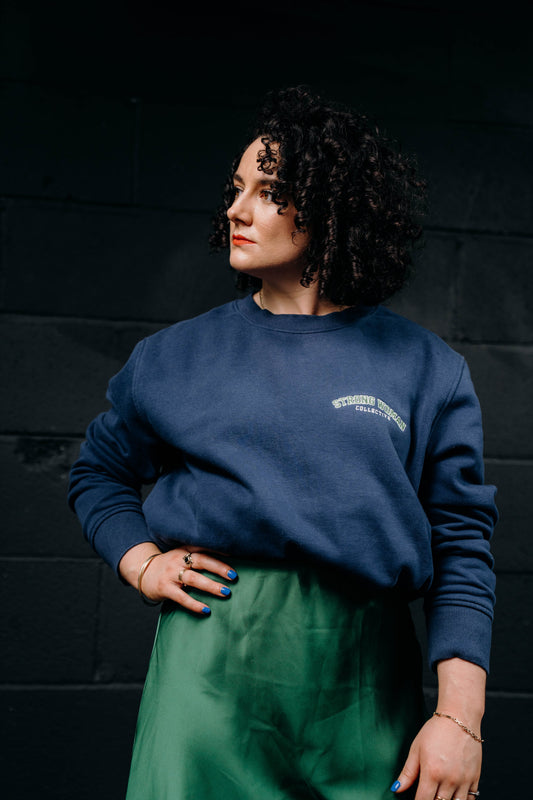 Heavy sweatshirt embroided