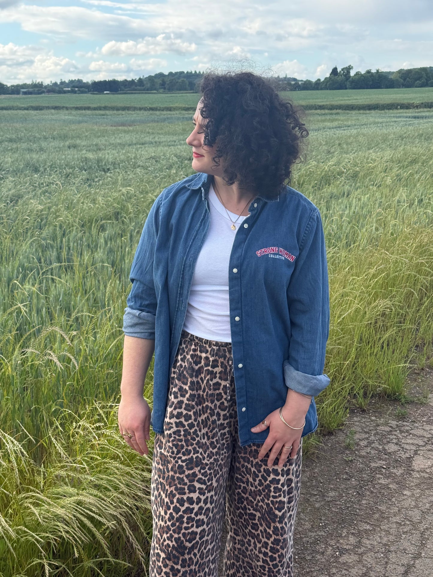 Oversized Denim shirt
