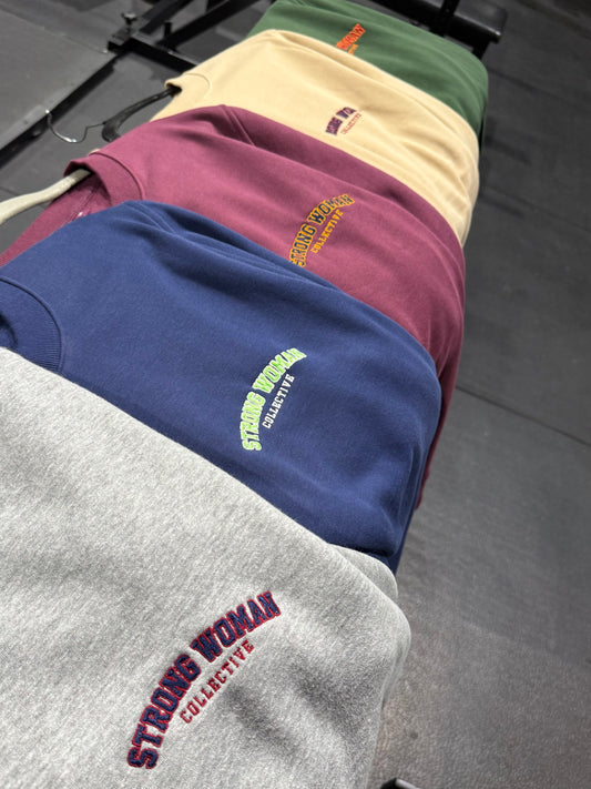Classic sweatshirt embroided combos