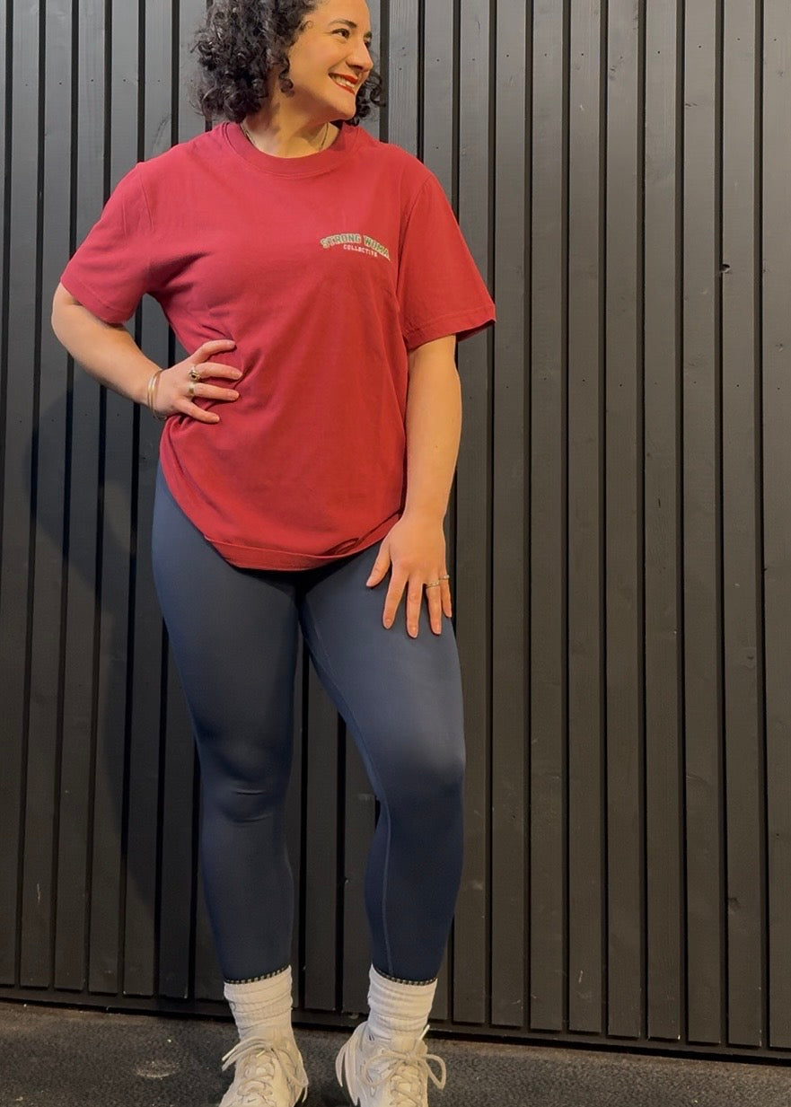 Red earth and green heavy classic T shirt