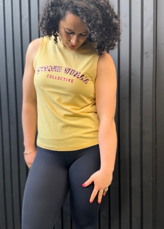 Limited edition butter yellow zebra logo
